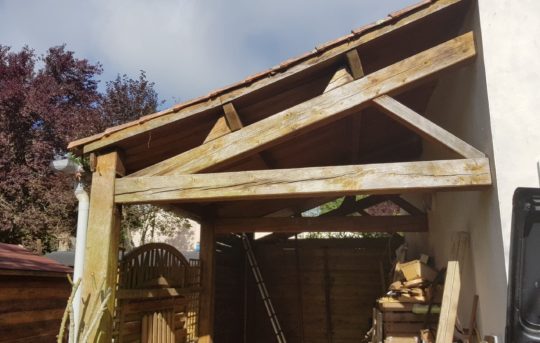 Charpente Apres renovation Charpente-rénovation-eclectikbois-vendée